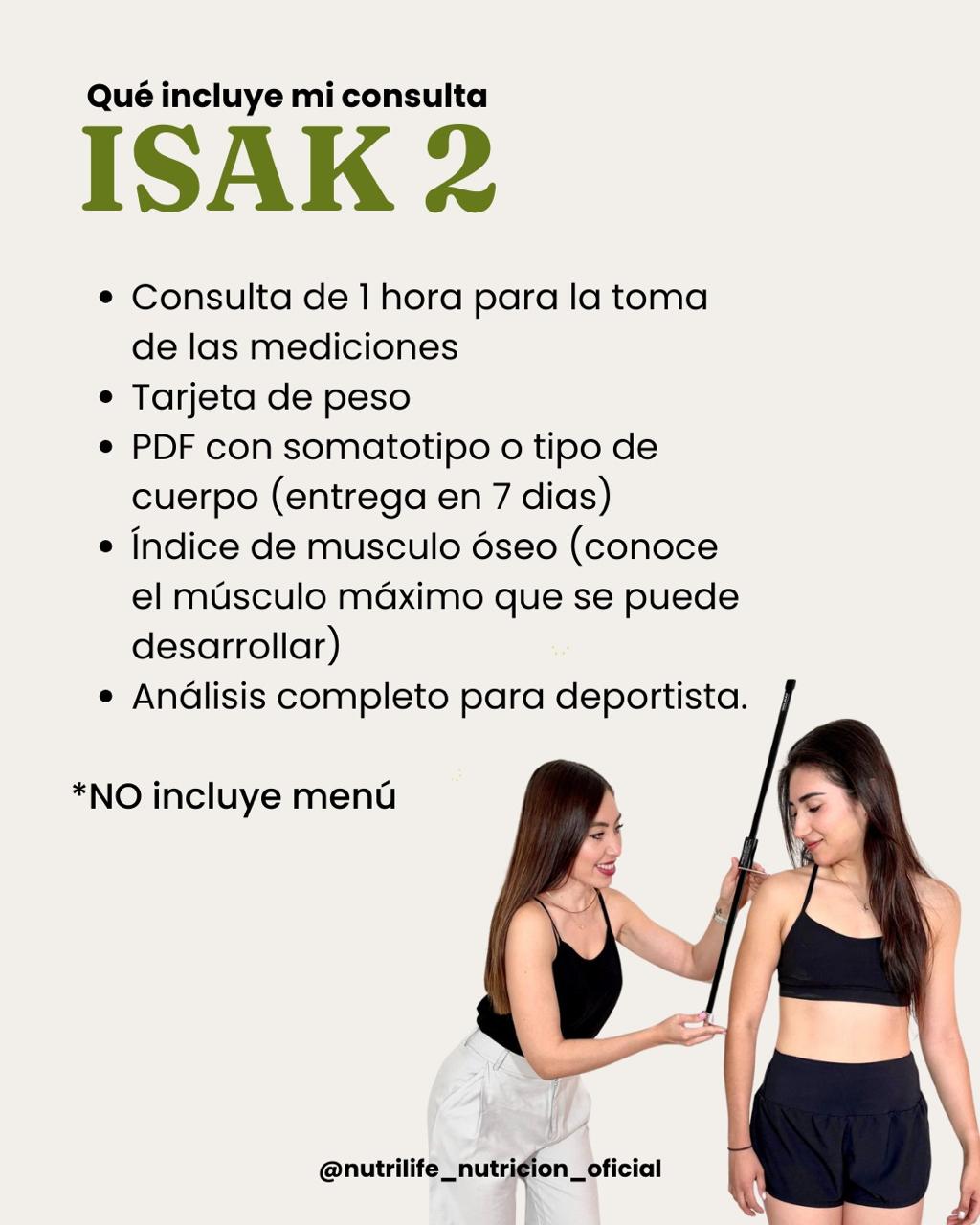 ISAK 2 para deportistas